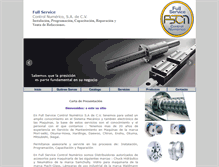 Tablet Screenshot of fullservicecnc.com.mx